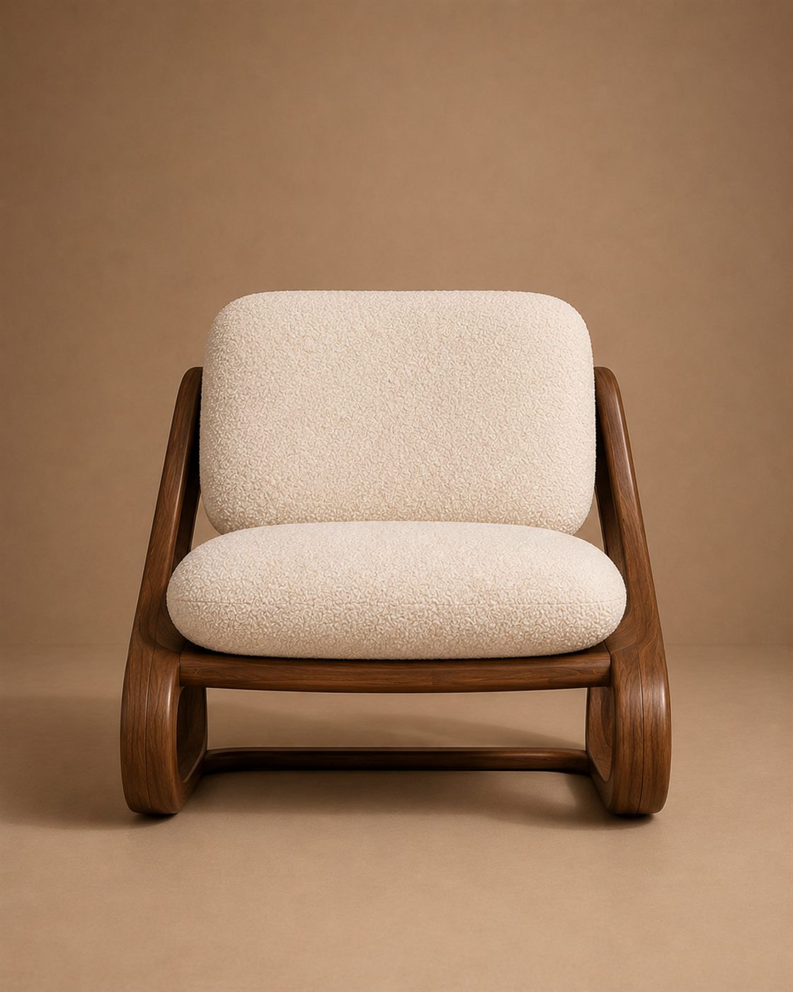 Anka lounge chair, front view