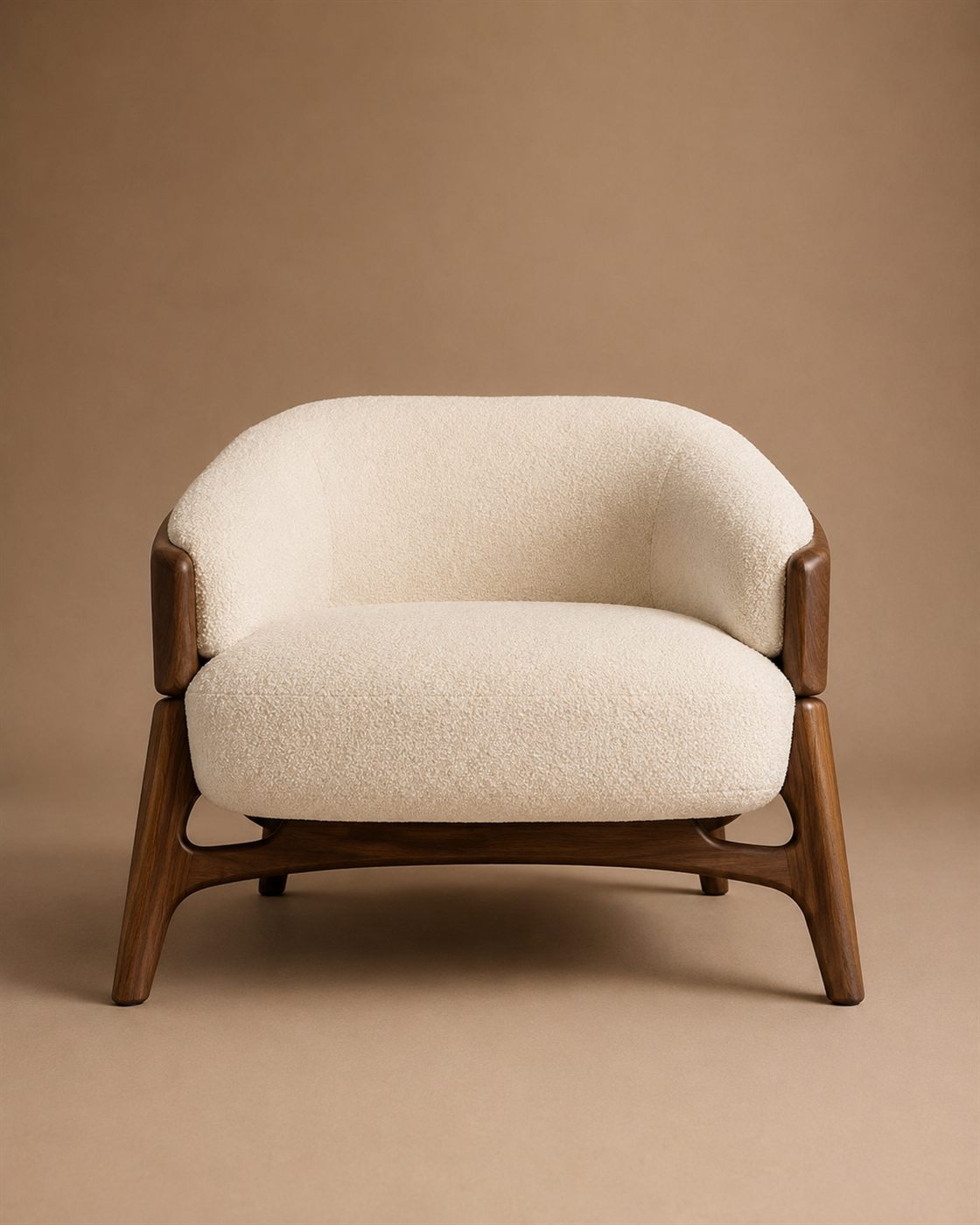 Nefer armchair, front view